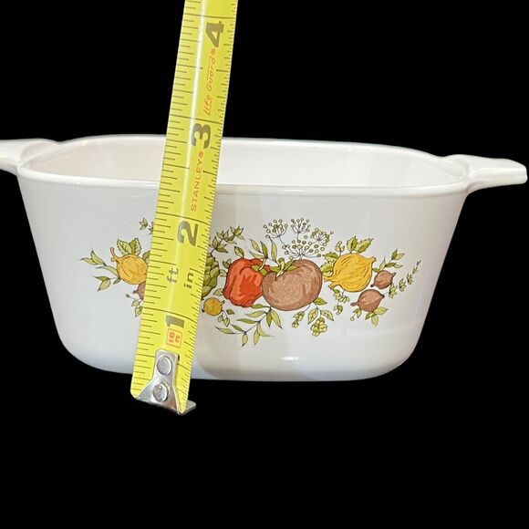 Vtg Corning Ware Spice Of Life 2.75 Cup Casserole Dish No Lid Tiny Chip READ - Picture 8 of 12
